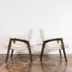 Paire de Fauteuils Mid-Century en Boucle Beige 1964