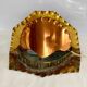 Unique Mid Century Table Lamp "Fireplace" Copper & Brass, Art Deco, Vintage