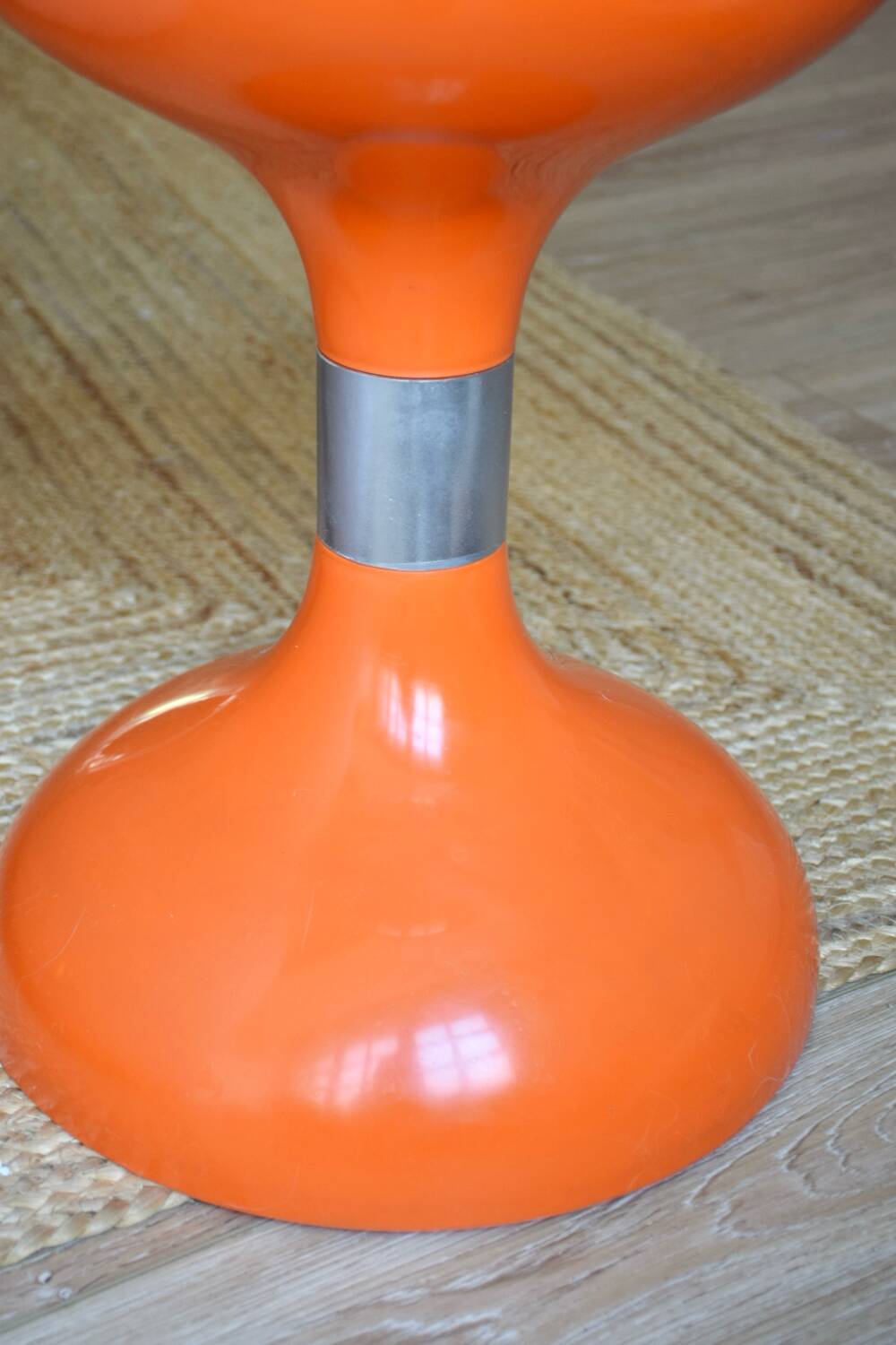 Tabouret Space Age orange dans le style Robur Sgabello Americano