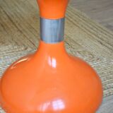 Orange Space Age stool in the Robur Sgabello Americano style