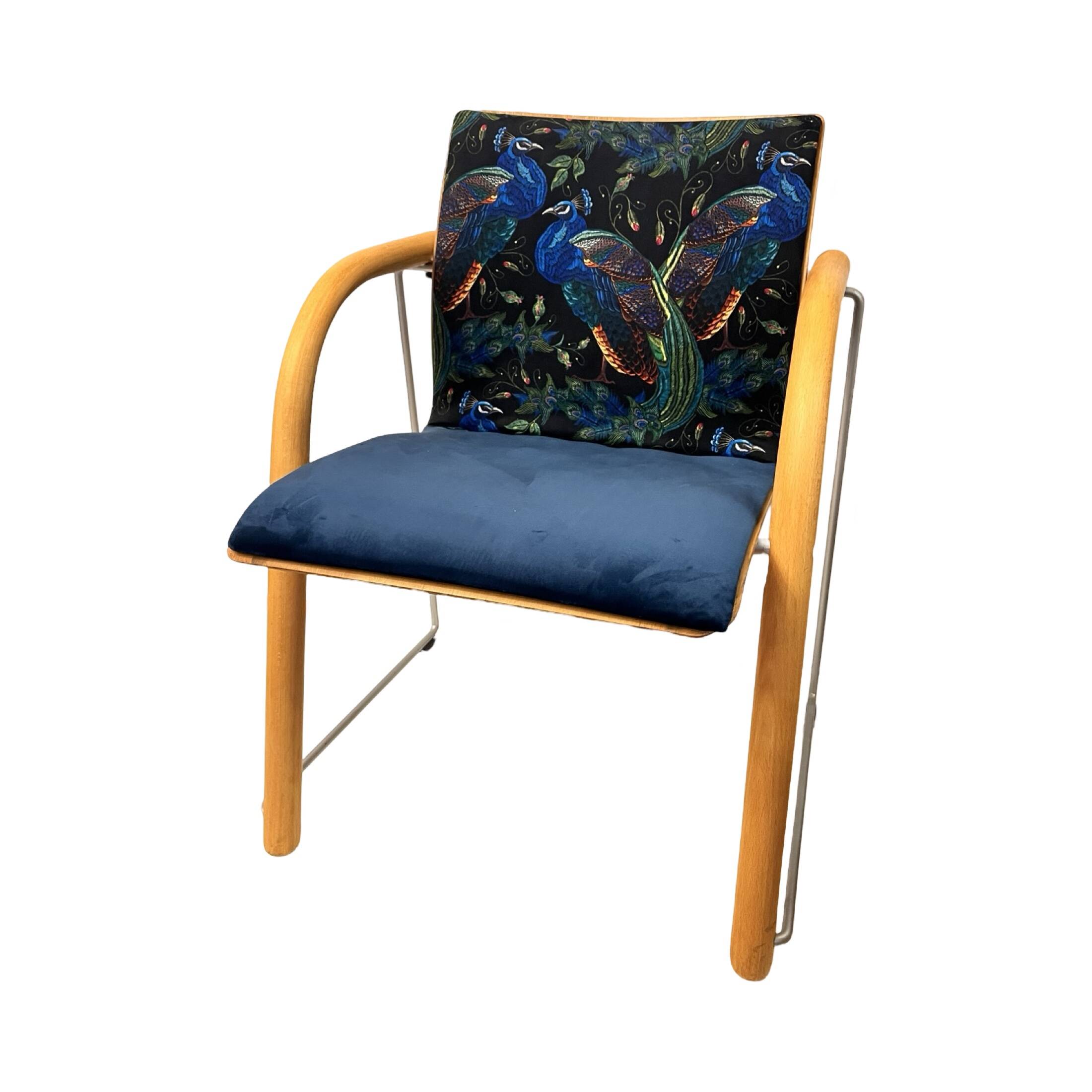 Upholstered chair, type S320, designed by W. Schneider, U. Böhme, Thonet, Germany, 1984