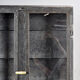 Polished iron medical cabinet, 1950s