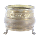 Old brass pot cache