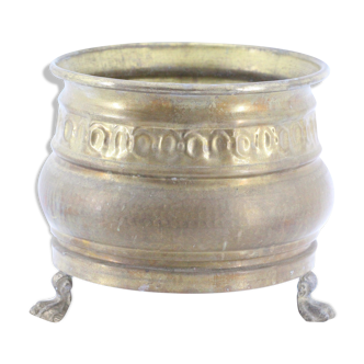 Old brass pot cache