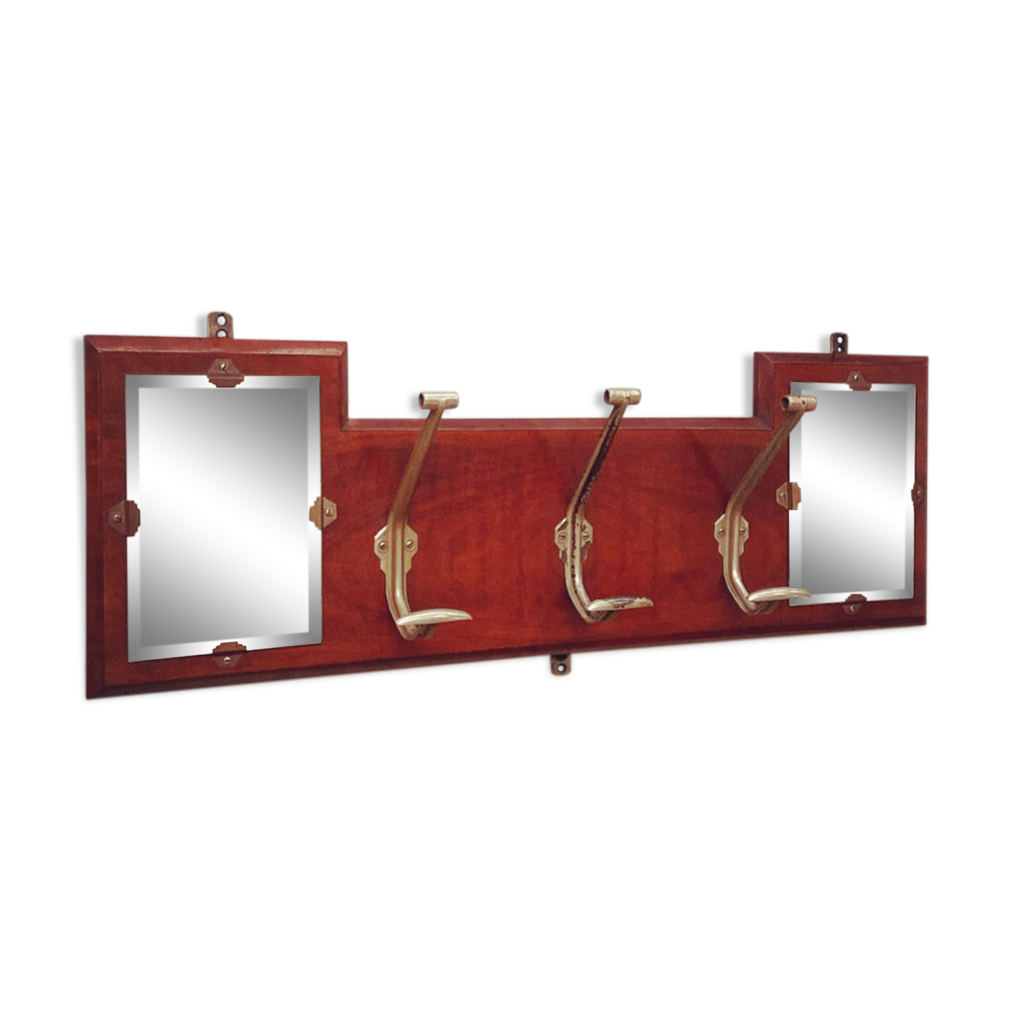 Mirror coat rack