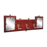 Mirror coat rack