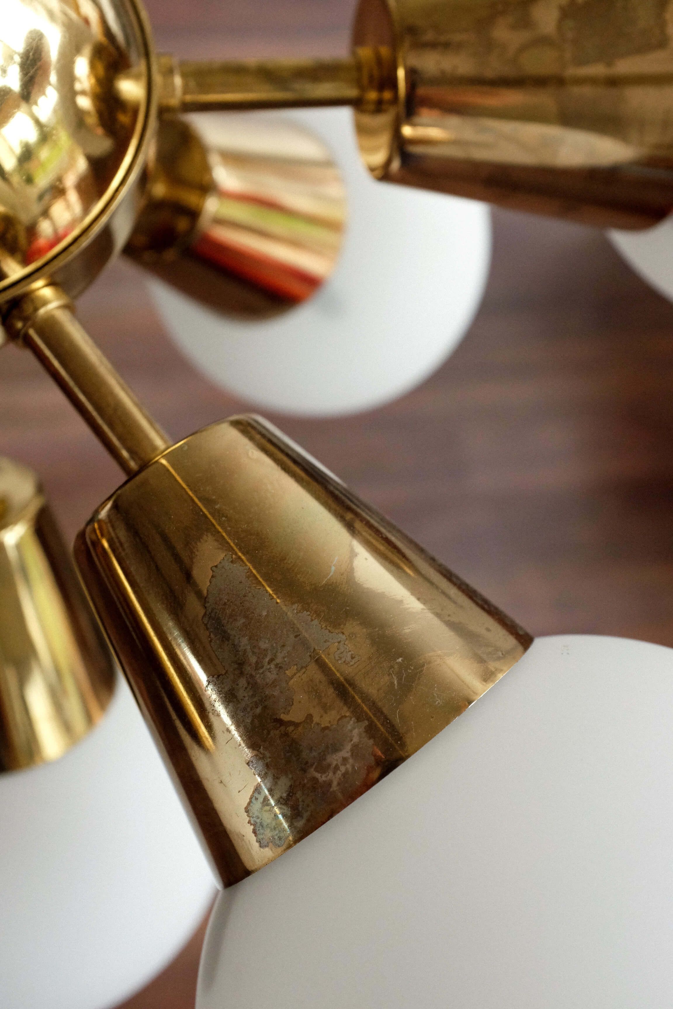 Vintage Czechoslovak Chandelier Sputnik by Kamenicky Senov, 1960s