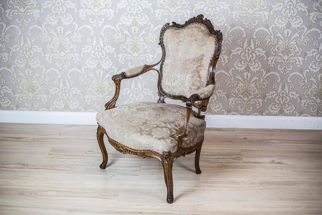 19th Century French Neo-Rococo Armchair, 1890s