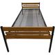 Vintage scandinavian bed daybed by Dico Holland 1960s teak metal