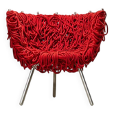 Fernando & Humberto Campana Vermelha Lounge Chair for Edra 1993/1998