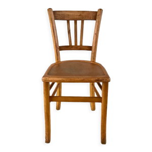 Chaise de bistrot Luterma à barreaux