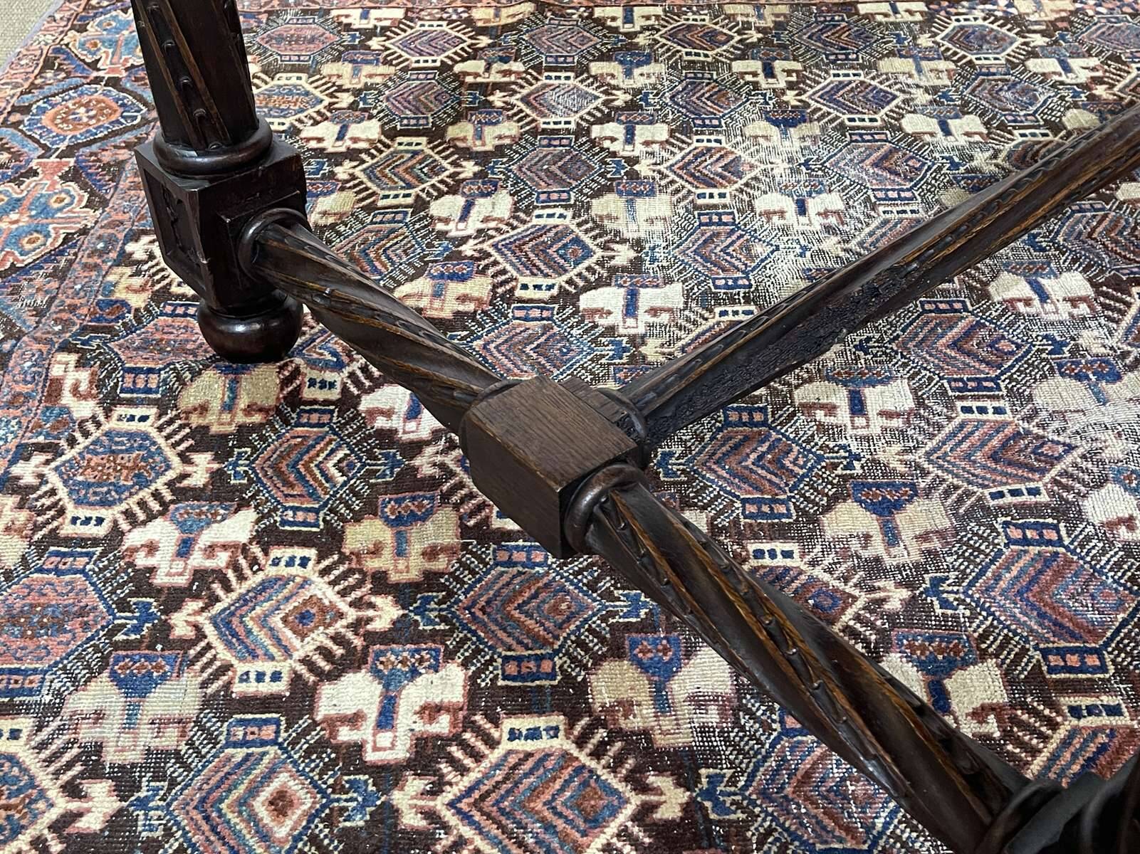 Late 19th century Gothic style oak desk