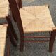 6 chaises Paillé rustique