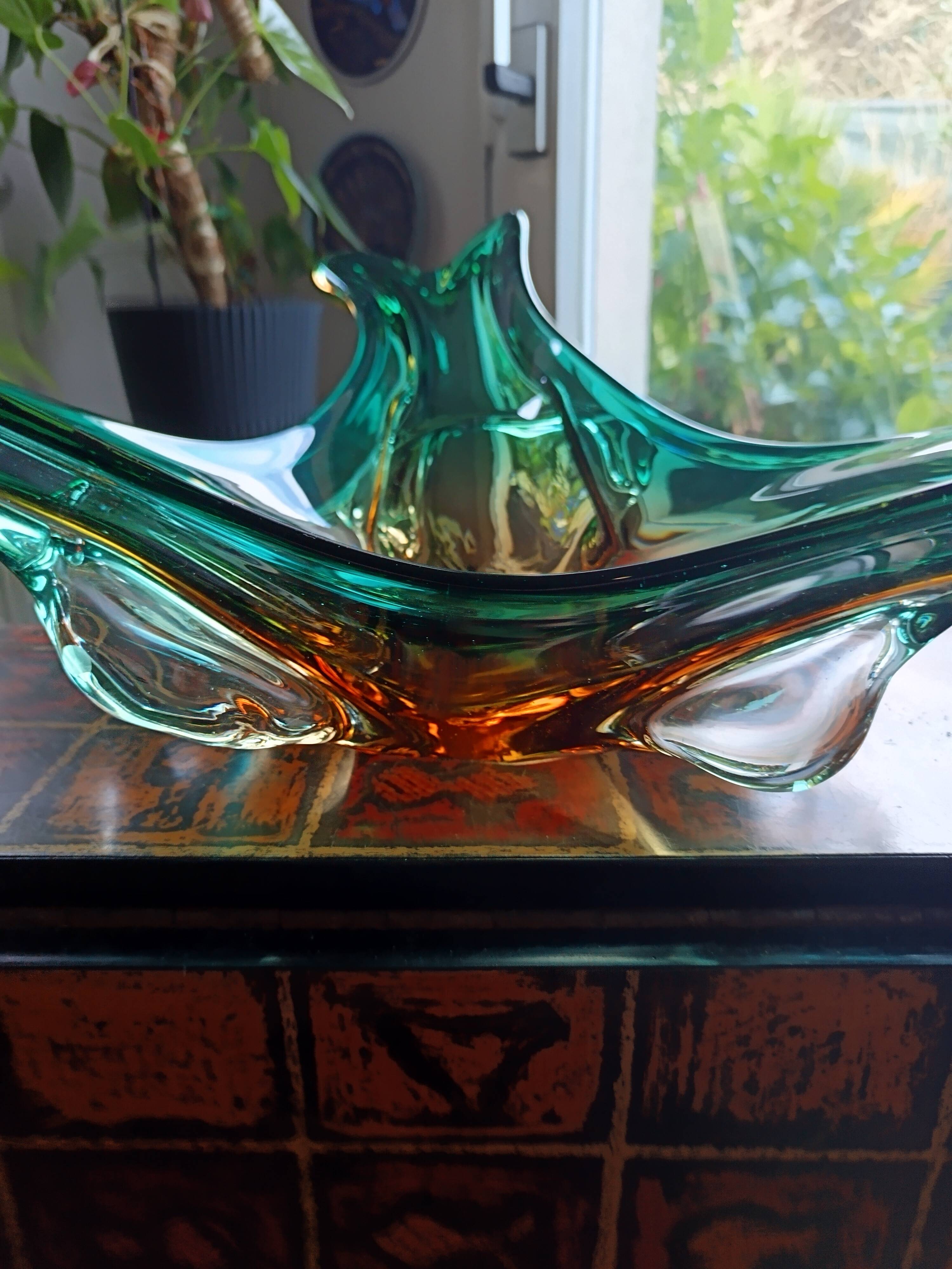 Large Murano glass center table, 1950s