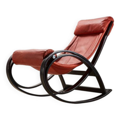 Rocking Chair Gae Aulenti Sgarsul pour Poltronova Italie 1962