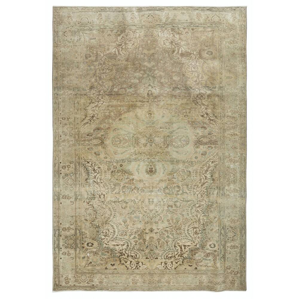 Vintage Handmade Turkish Kayseri Rug, 100% Wool