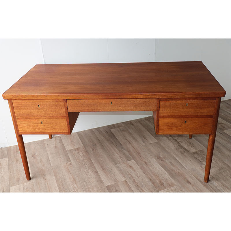 Bureau scandinave Danois en teck vers 1960