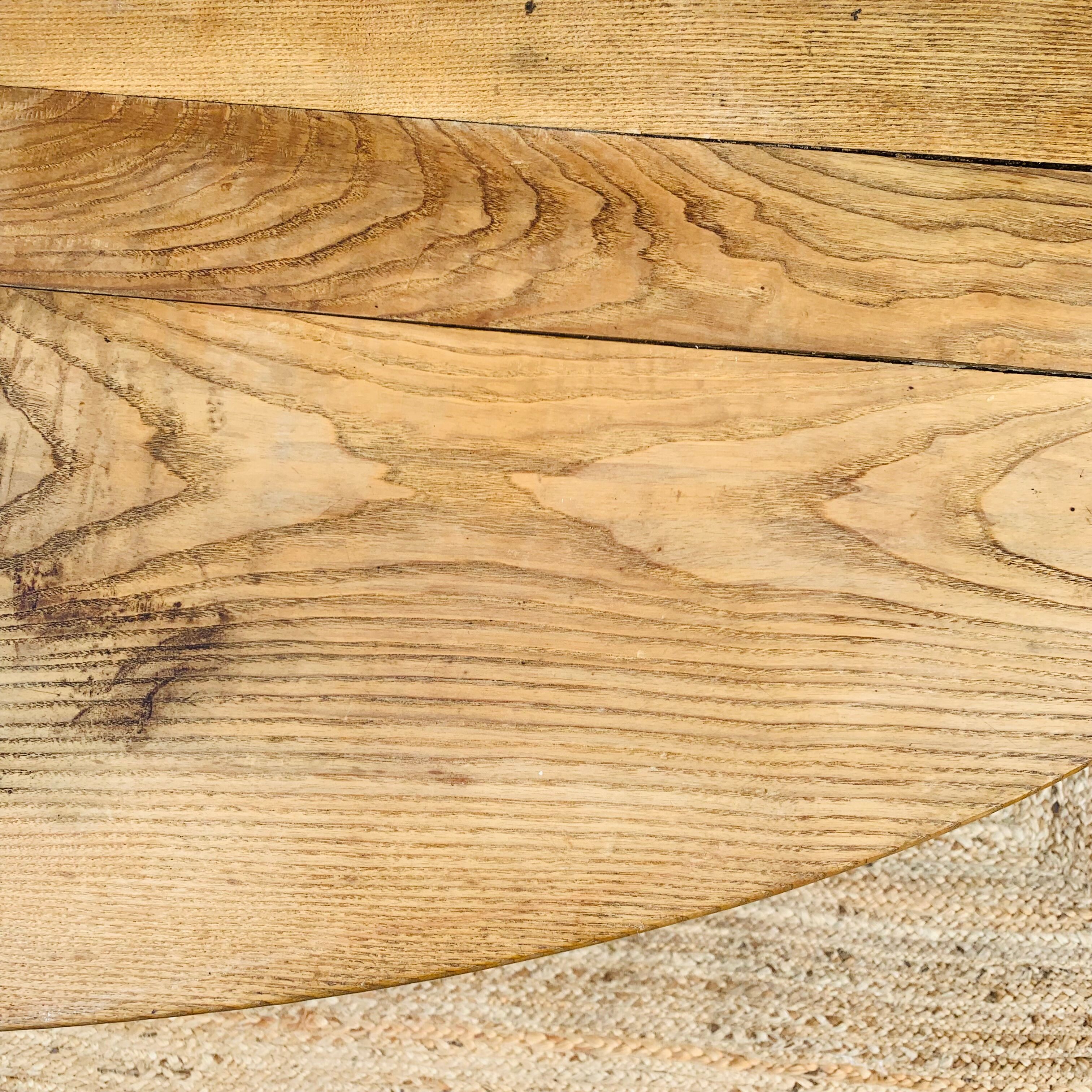 Oval farmhouse table 141.5 cm