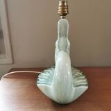 Vintage ceramic bird lamp base from Charolles