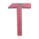 Letter signs - T - red