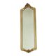 Narrow Classic Vintage Mirror, Baroque Style, Gold, 72cm