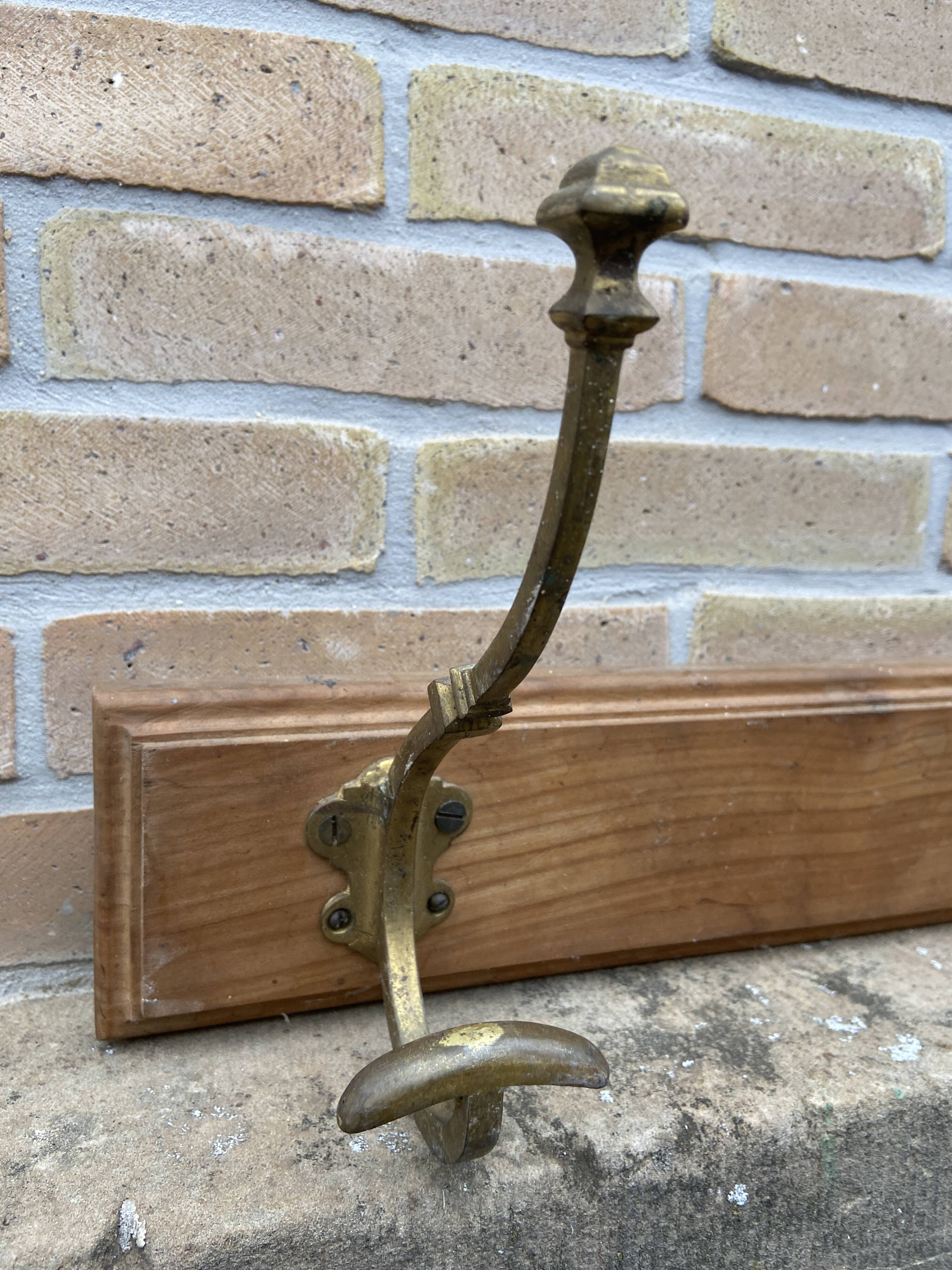Wall coat rack vintage administrative hooks workshop