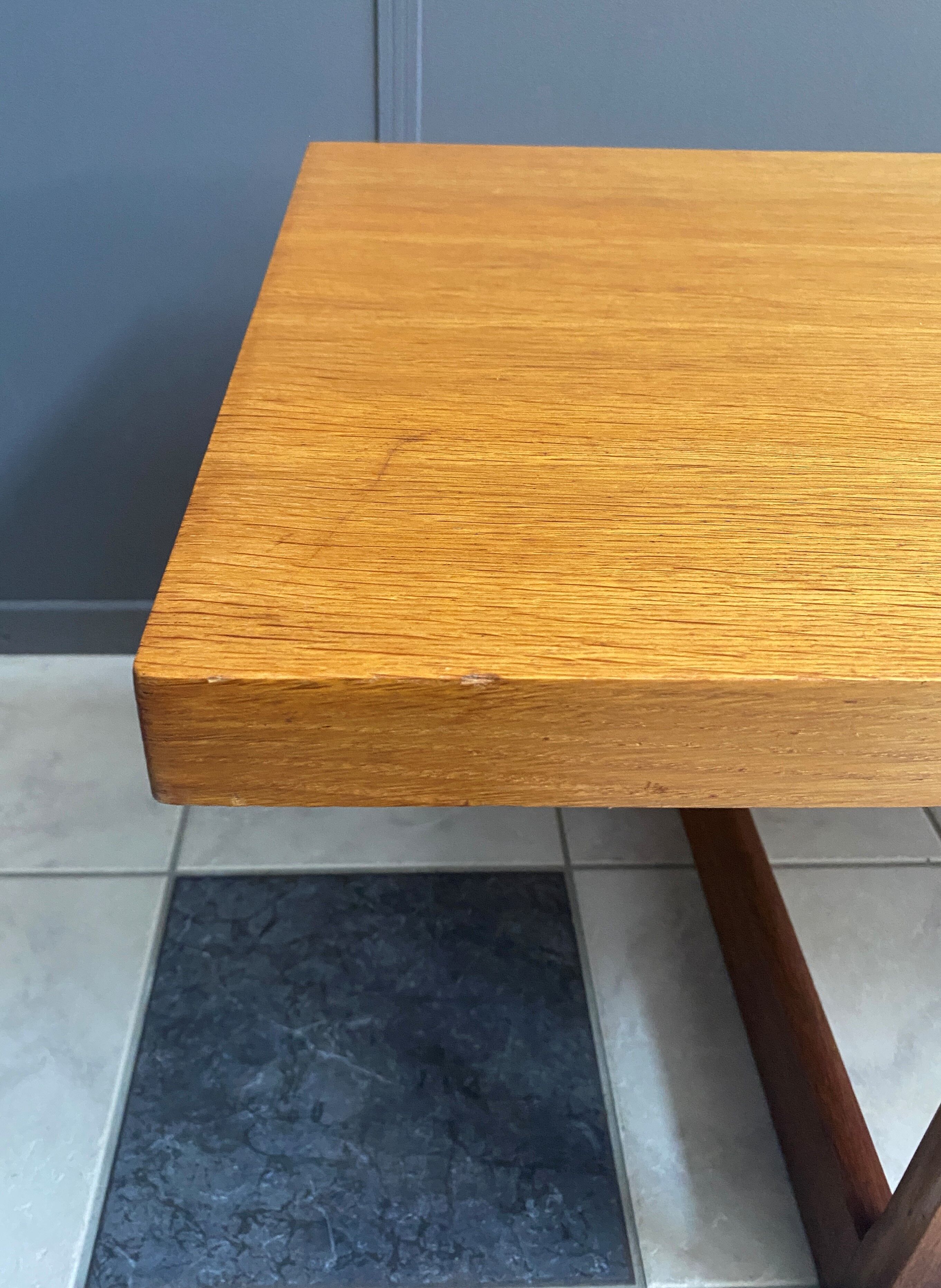 Oak coffee table 1960s