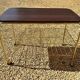 Table basse rangement disques