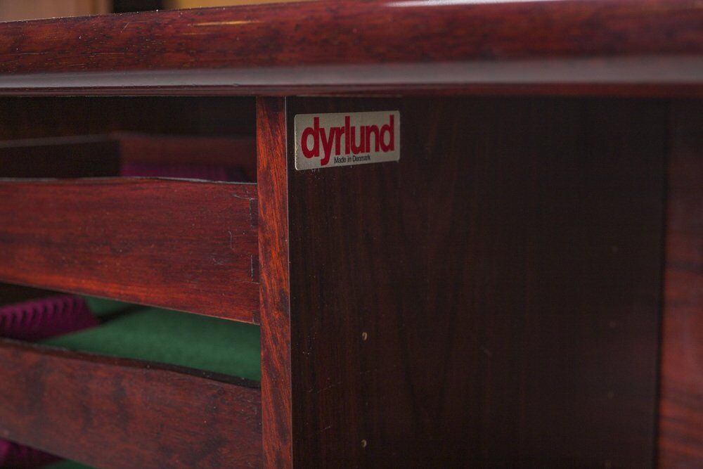 Danish rosewood tambour sideboard from Dyrlund, 1960s