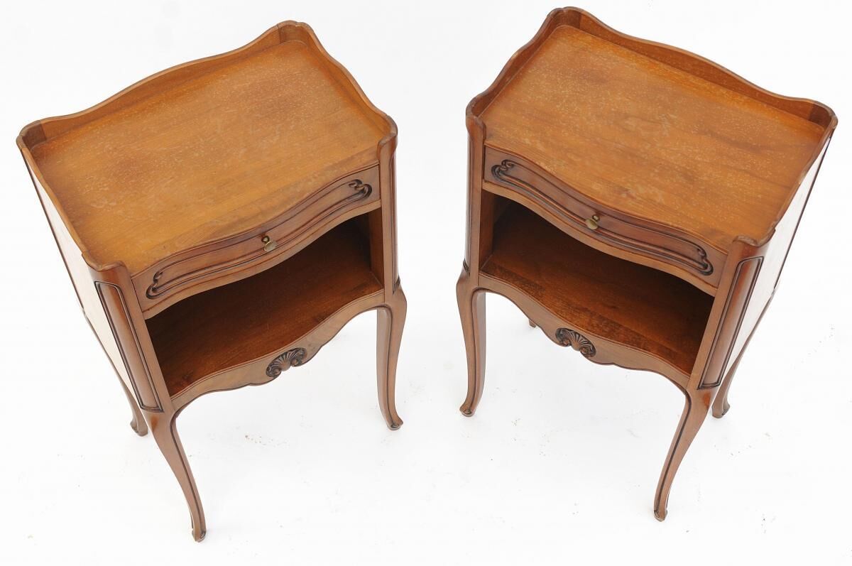 Pair of Louis XV-style bedsides