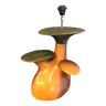 Lamp madagascar ceramic mushroom shape creation françois chatain 80s