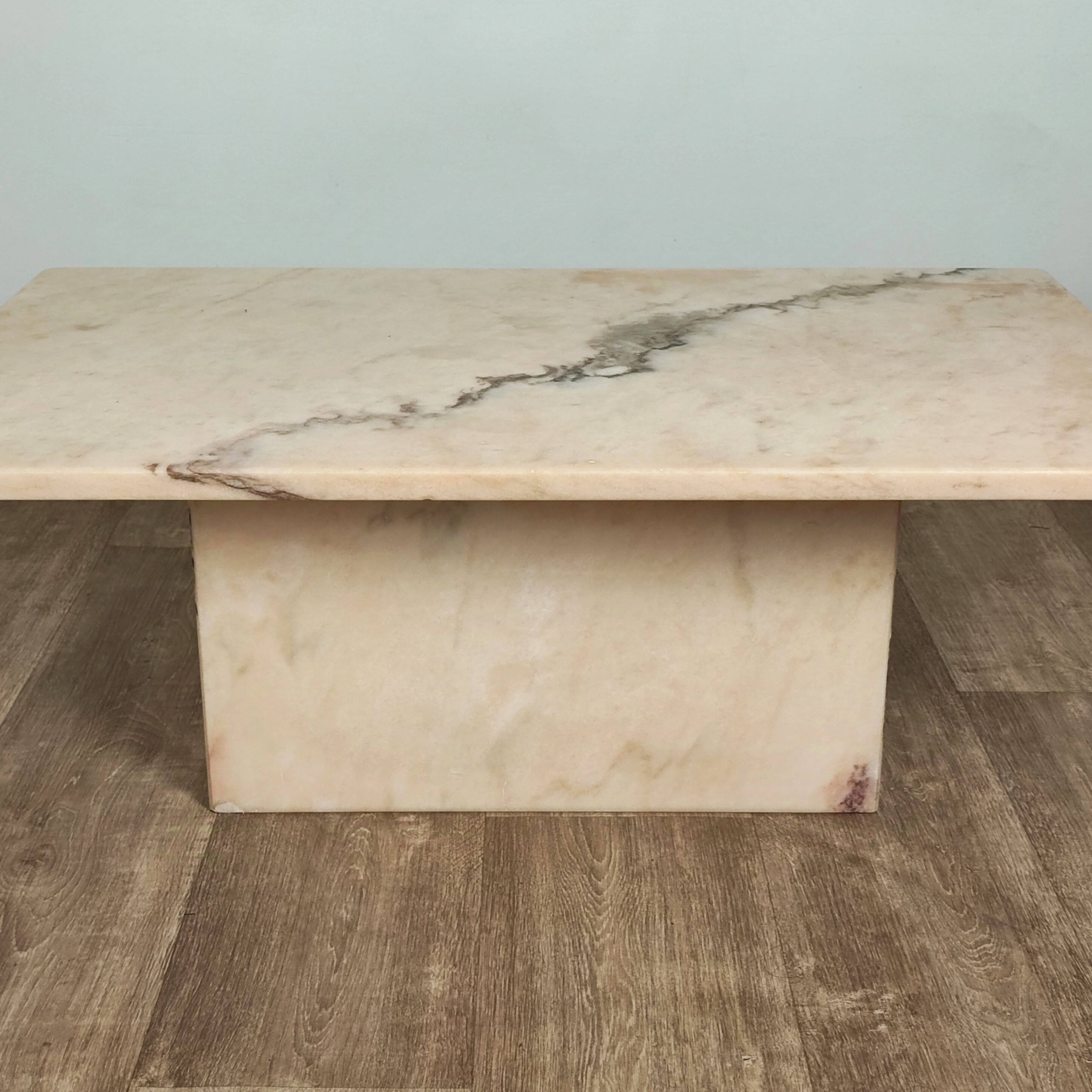 Marble coffee table