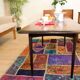Vintage light and dark oak coffee table 140 cm 1960 Sweden