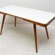 Table basse en verre du milieu du siècle, 1960 ́s, Tchécoslovaquie