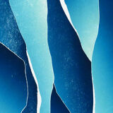 Dream print in blue