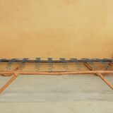 Vintage rattan bed
