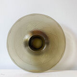 Art Deco fruit cut smoked glass