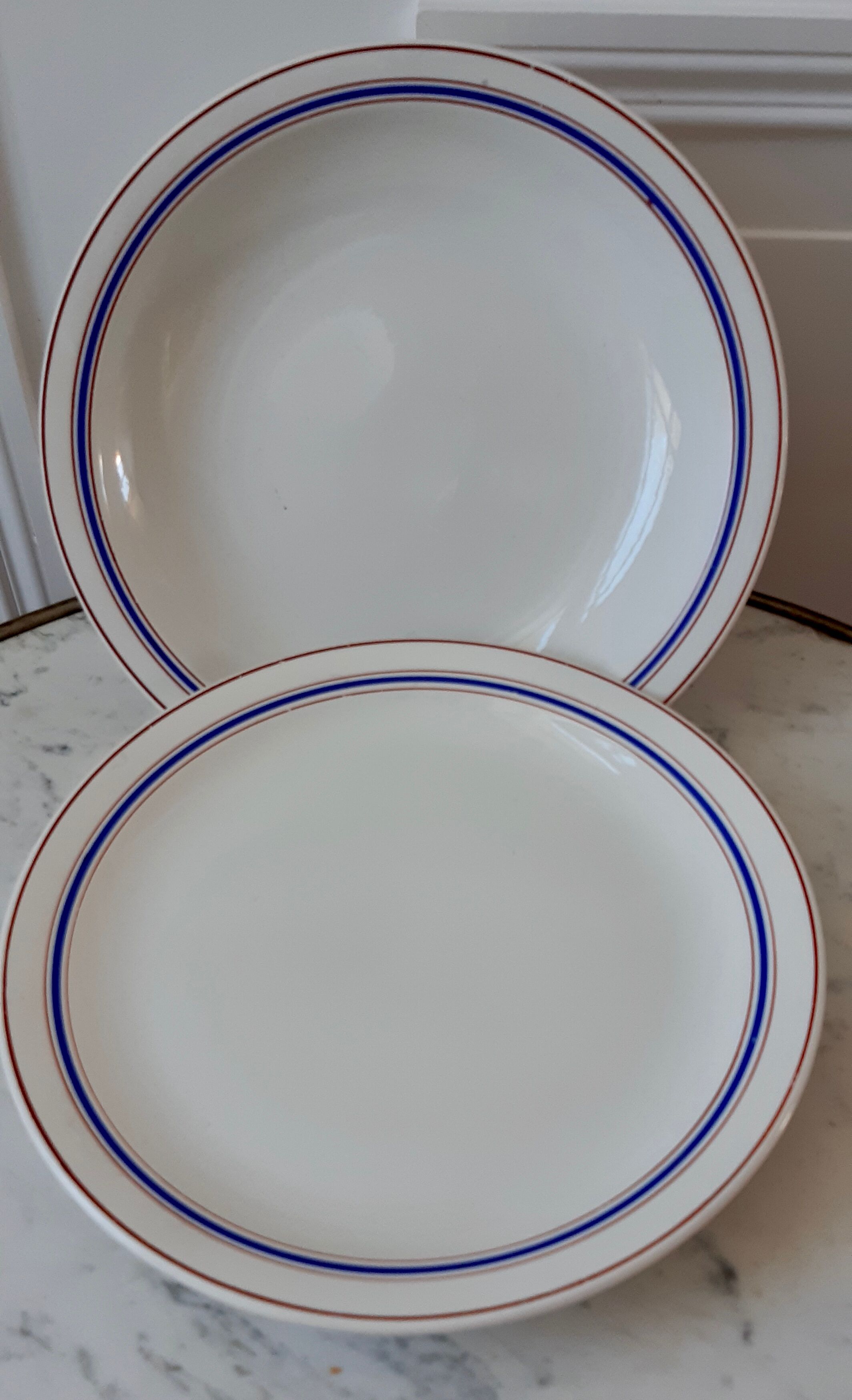 Duo de compotiers Salins années 30