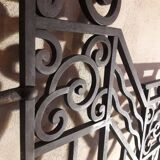 Grilles portail portes anciennes fer forgé XX° Art Déco