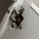 Bathroom cabinet in white metal 1960