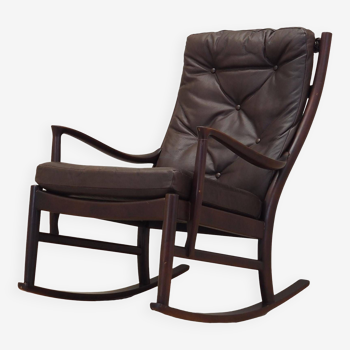 Beech rocking chair, Danish design, 1980s, production: Denmark
