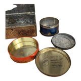 Vintage metal boxes