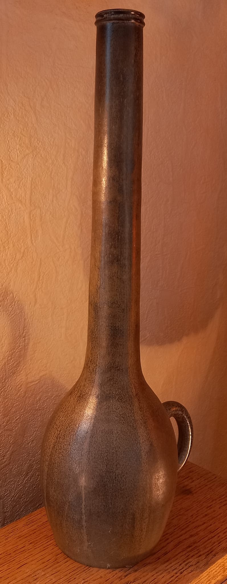 Oblong vintage ceramic vase