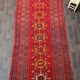 Tapis berbère rouge vintage 185x380 cm