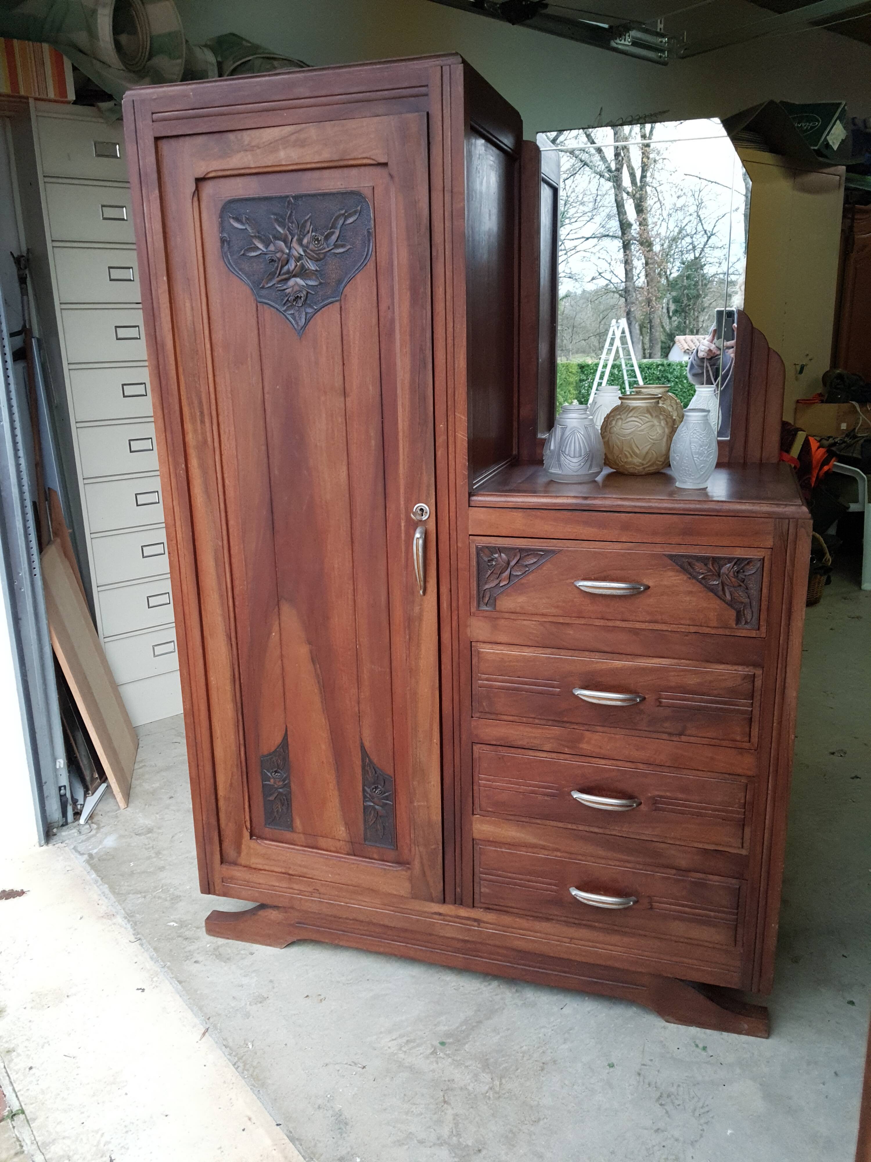 Vintage asymmetrical Parisian wardrobe