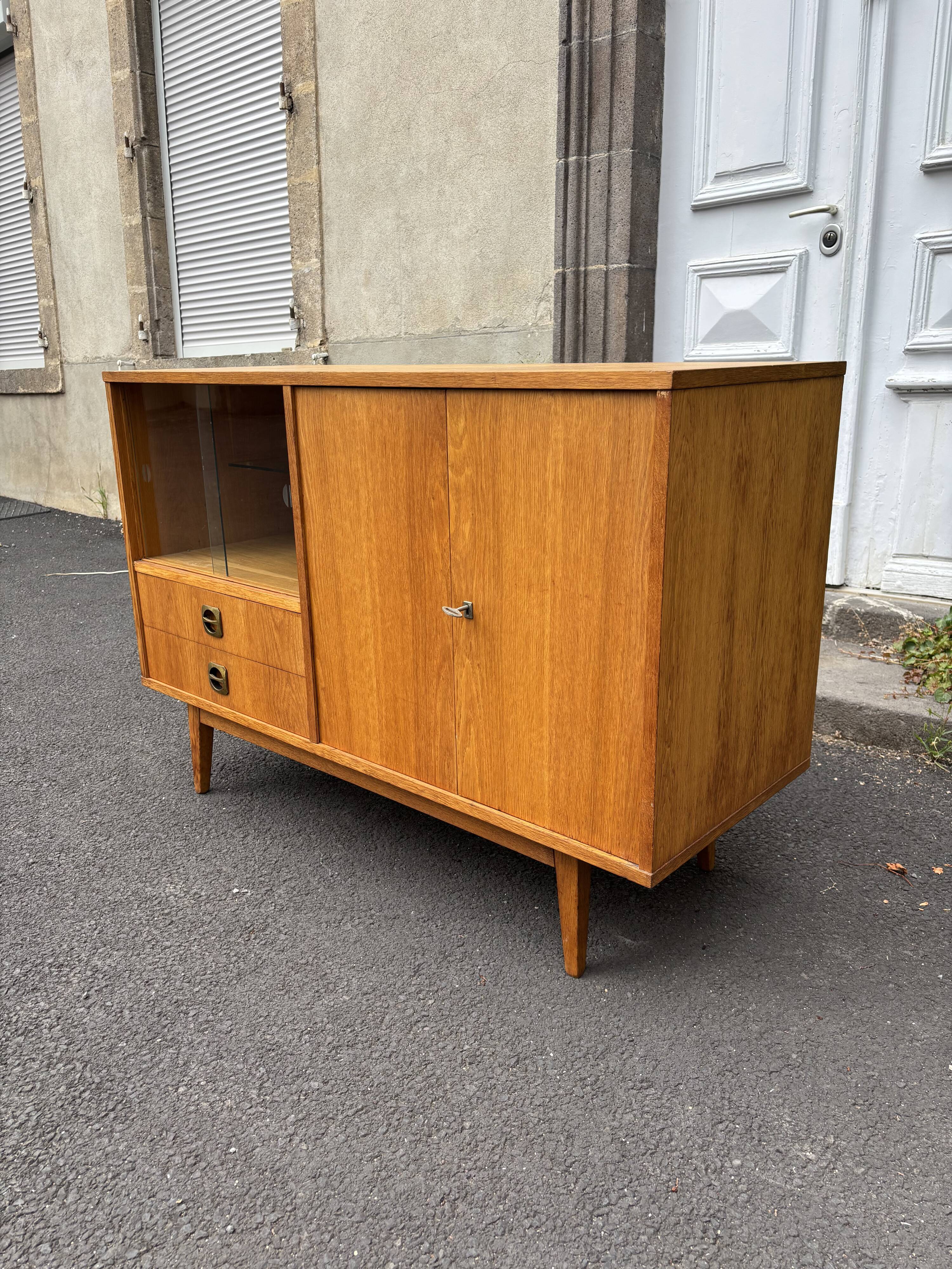 Teak enfilade buffet 1960 vintage