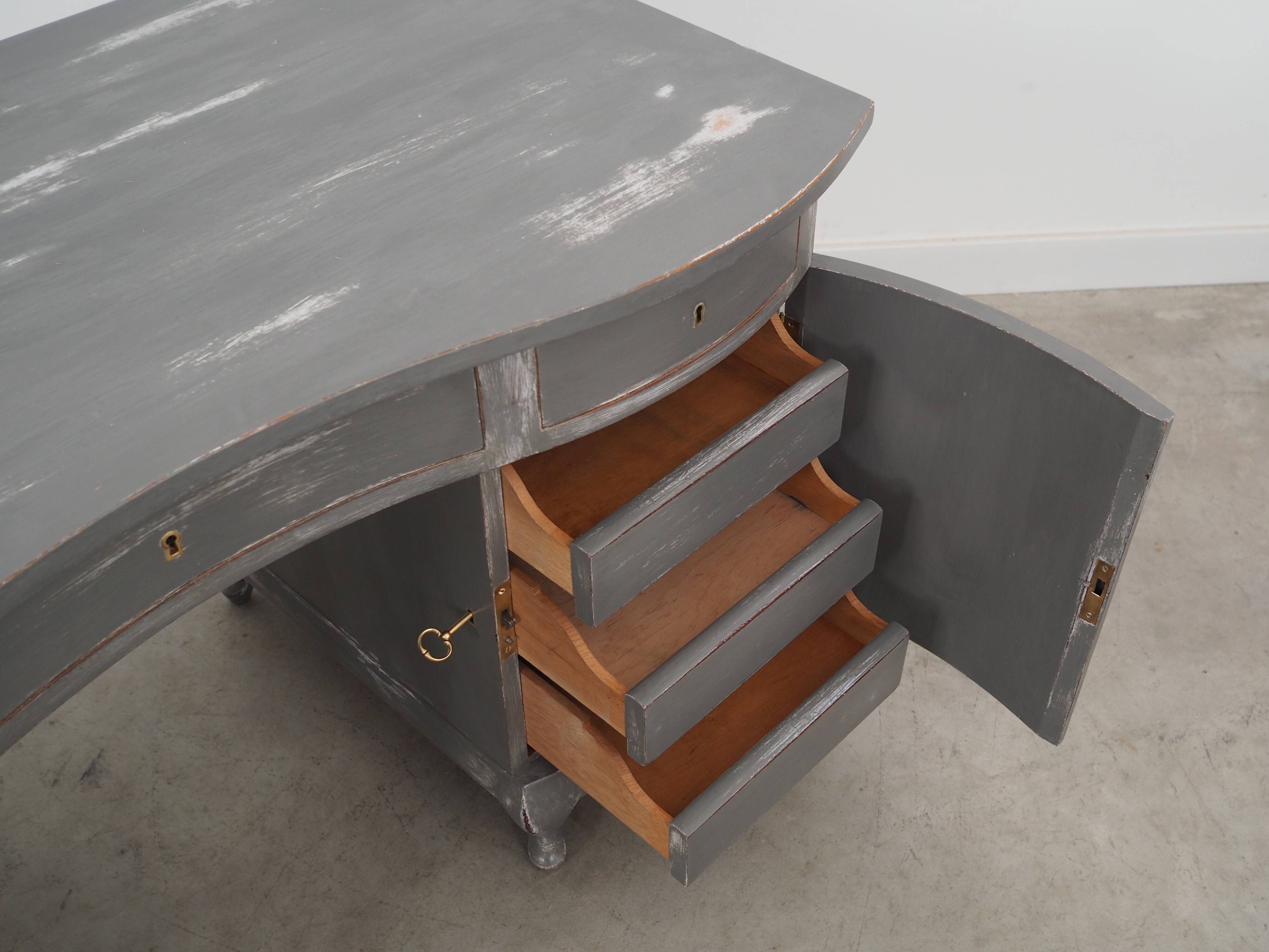 Bureau en acajou, design danois, années 1960, production : Danemark