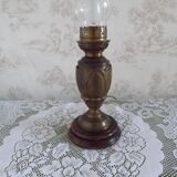 Glass and bronze lamp, Art Nouveau France