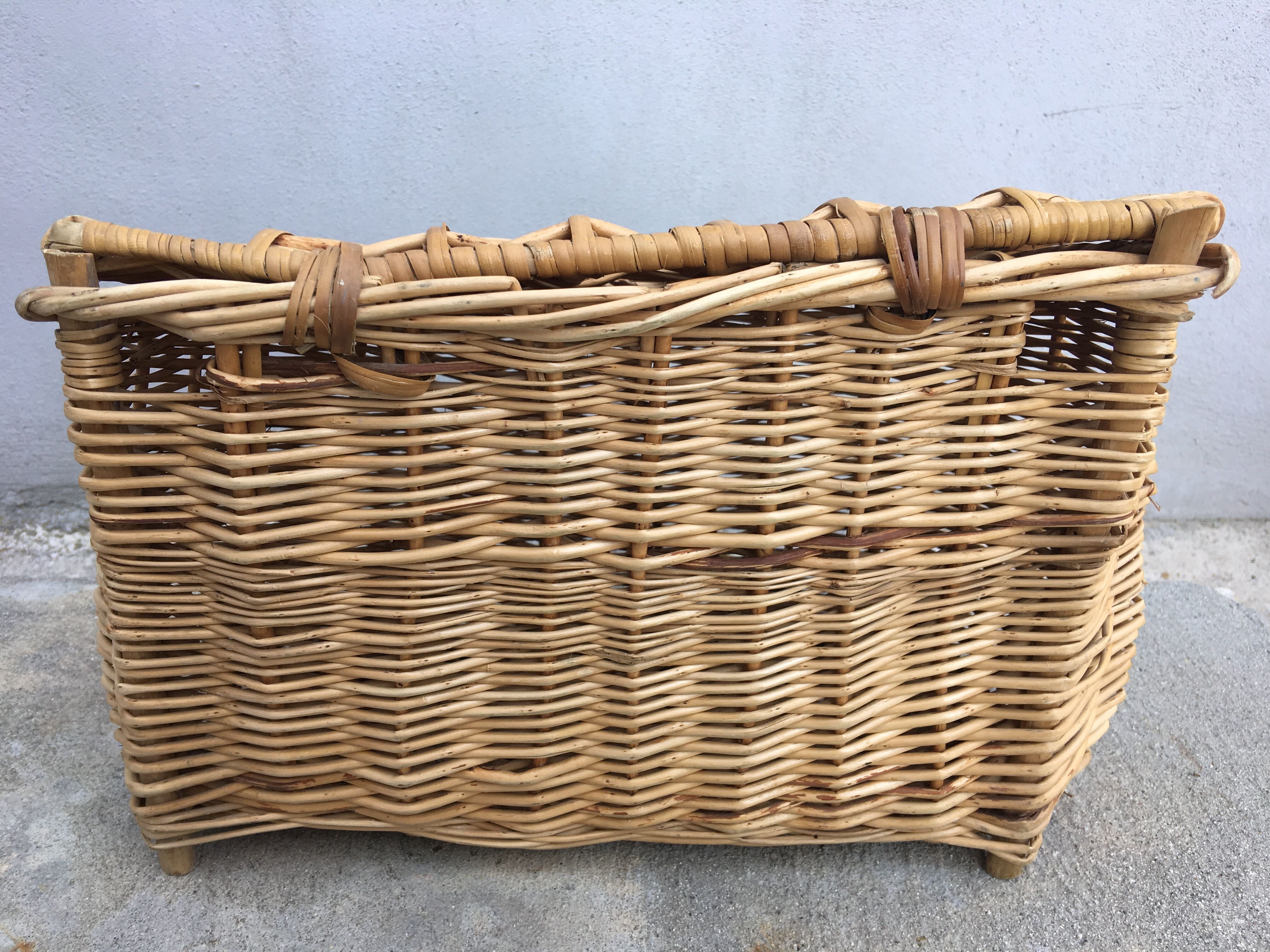 Former rattan fishing basket