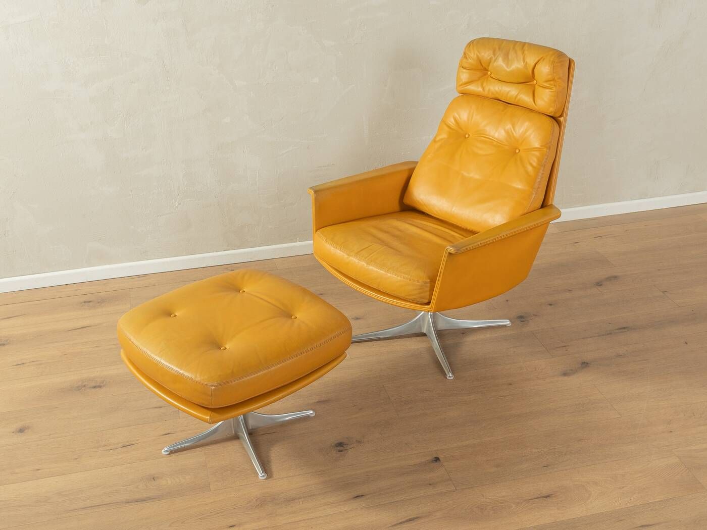 SEDIA armchair with footstool by Horst Brüning for Cor, 1970s